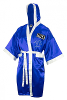 Riddick Bowe Signed Boxing Robe Inscribed "Big Daddy" (Schwartz) at PristineAuction.com