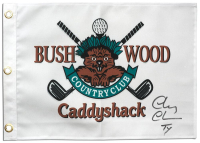 Chevy Chase Signed "Caddyshack" Bush Wood Country Club Pin Flag Inscribed "Ty" (Schwartz) at PristineAuction.com