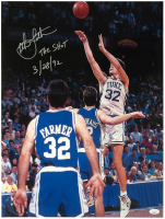 Christian Laettner Signed Duke Blue Devils 16x20 Photo Inscribed "The Shot 3/28/92" (JSA) at PristineAuction.com
