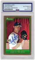 Jon Lester Signed 2006 Bowman Draft Gold #BDP22 RC (PSA) at PristineAuction.com