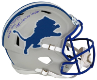 Eddie Murray Signed Lions Full-Size Throwback Alternate Speed Helmet Inscribed "2x Pro Bowl" & "1981 Scoring Leader" (Schwartz) at PristineAuction.com
