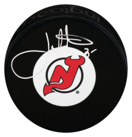 Joe Nieuwendyk Signed Devils Logo Hockey Puck (Schwartz) at PristineAuction.com