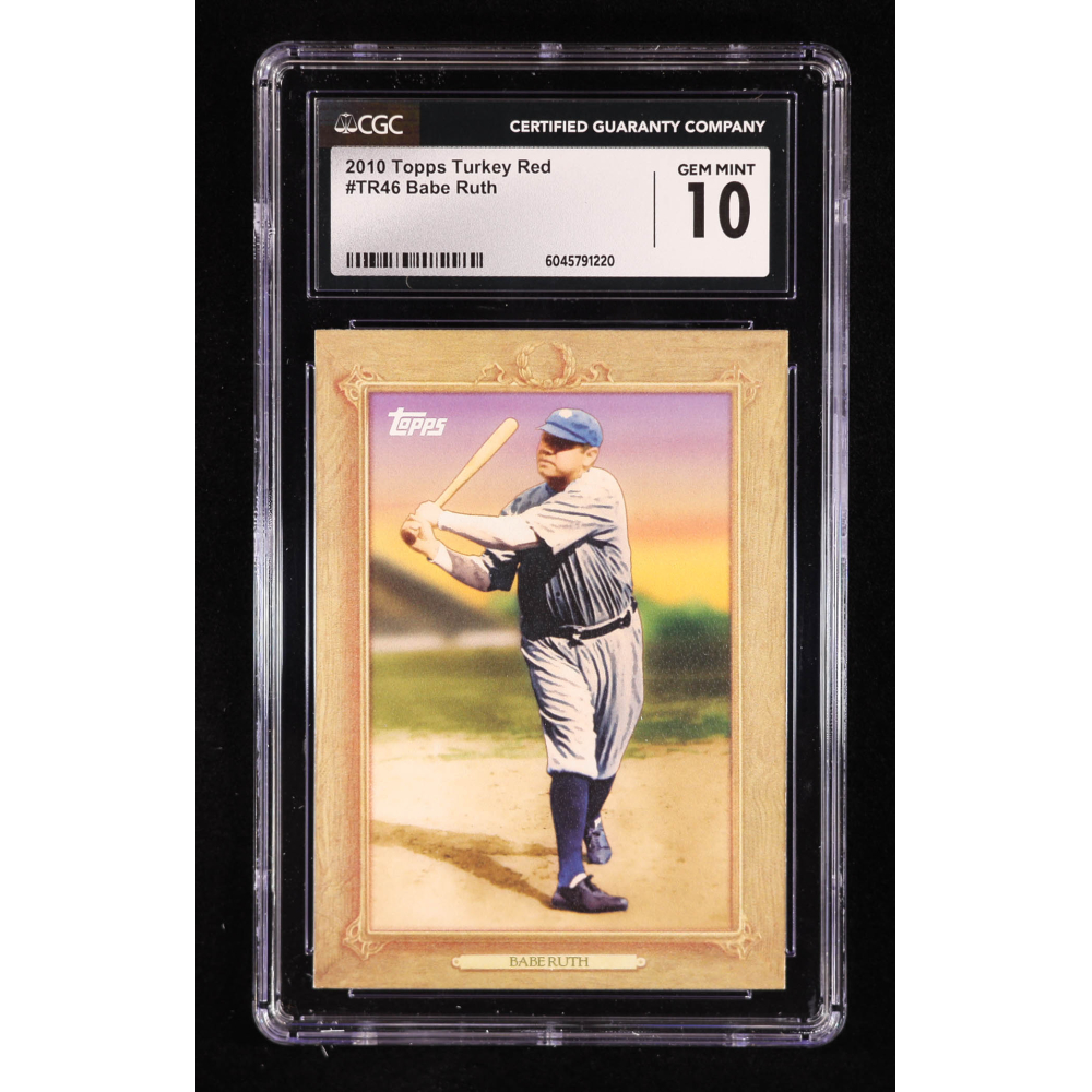 Babe Ruth 2010 Topps Turkey Red #TR46 (CGC 10) at PristineAuction.com
