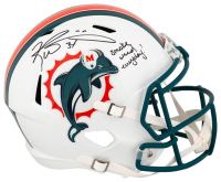 Ricky Williams Signed Dolphins Full-Size Throwback Alternate Speed Helmet Inscribed "Smoke Weed Everyday" (Schwartz) at PristineAuction.com