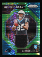 Ja'Tavion Sanders 2024 Panini Prizm Rookie Gear Neon Green Pulsar #26 RC at PristineAuction.com