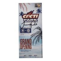 Jeremy Pena Signed 2024 Travis Scott's Cacti Park Grand Opening Commemorative Ticket (MLB) at PristineAuction.com