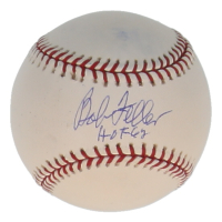Bob Feller Signed OML Baseball Inscribed "HOF 62" (PSA) at PristineAuction.com
