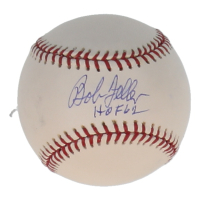 Bob Feller Signed OML Baseball Inscribed "HOF 62" (PSA) at PristineAuction.com