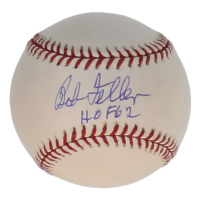 Bob Feller Signed OML Baseball Inscribed "HOF 62" (PSA) at PristineAuction.com