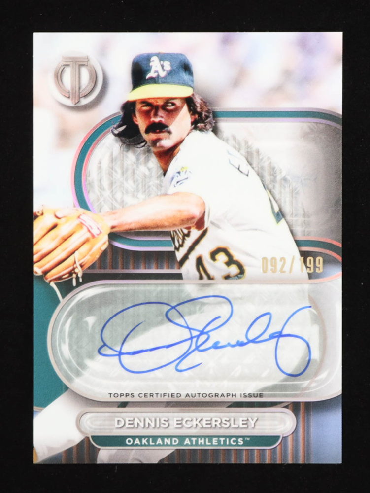 Dennis Eckersley 2024 Topps Tribute Autographs #TADE #092/199