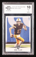 Josh Allen 2018 Leaf Rookie Star #08 RC (BCCG 10) at PristineAuction.com