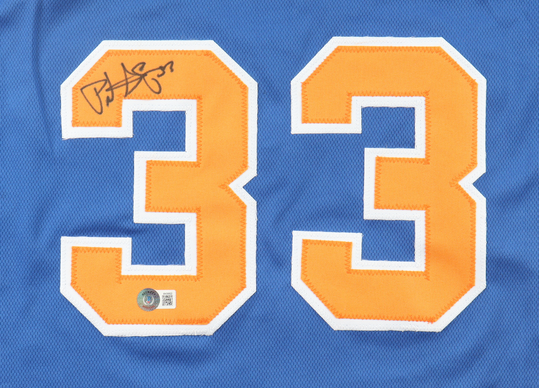 Patrick Ewing Signed Jersey (Beckett) at PristineAuction.com Patrick Ewing Signed Jersey (Beckett) at PristineAuction.com