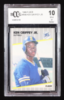 Ken Griffey Jr. 1989 Fleer #548 RC (BCCG 10) at PristineAuction.com
