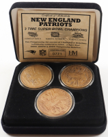 Set of (3) LE "Patriots" Highland Mint Coins with Original Case at PristineAuction.com