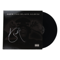 Jay-Z Signed "The Black Album" Vinyl Record Album (ACOA) at PristineAuction.com