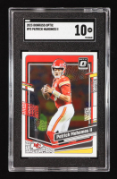 Patrick Mahomes II 2023 Donruss Optic #93 (SGC 10) at PristineAuction.com