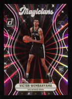 Victor Wembanyama 2023-24 Donruss Magicians Holo Purple Laser #1 #67/99 RC at PristineAuction.com
