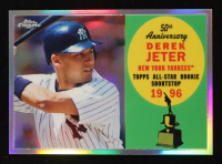 Derek Jeter 2008 Topps Chrome 50th Anniversary All Rookie Team Refractors #ARC6 #56/400 at PristineAuction.com