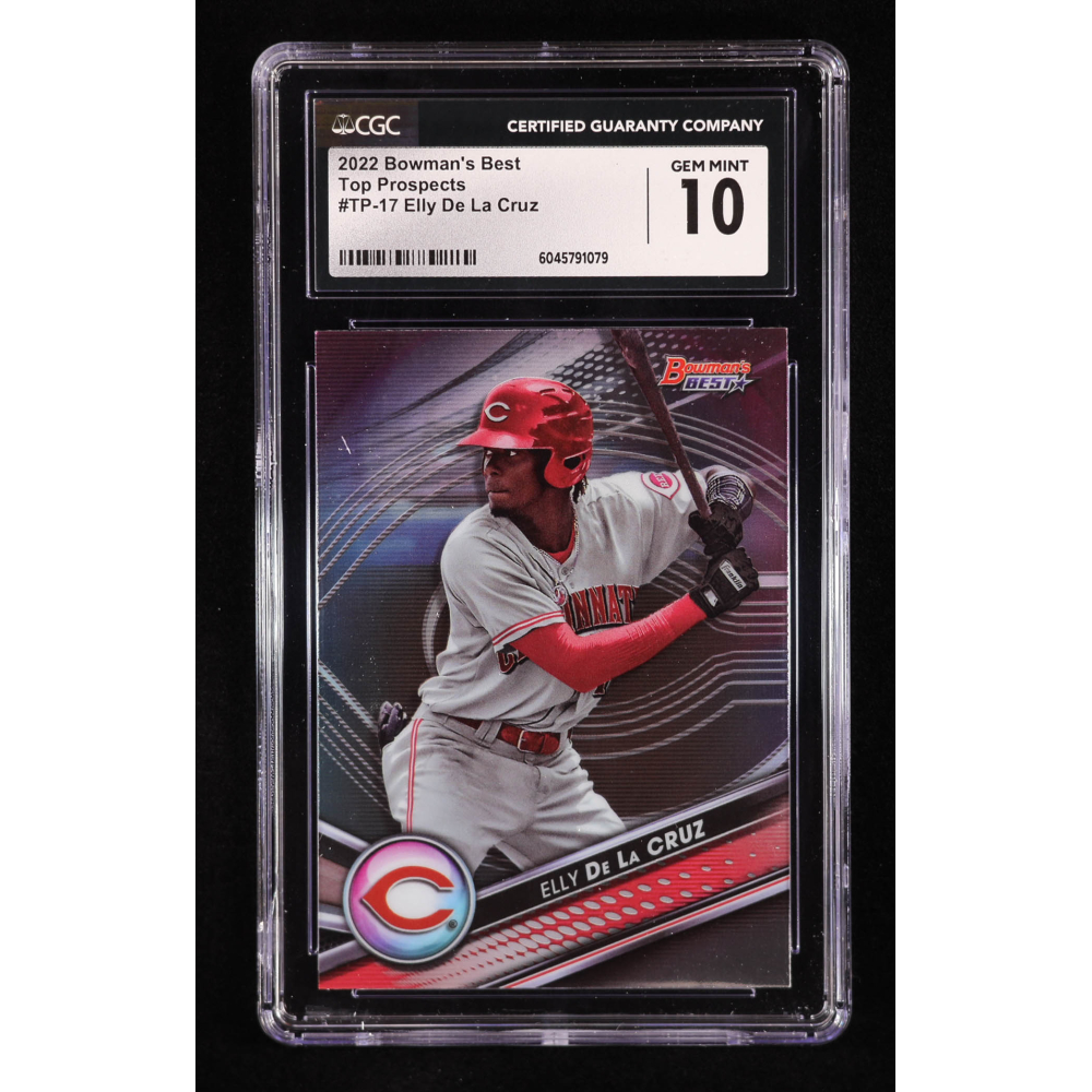 Elly De La Cruz 2022 Bowman's Best Top Prospects #TP17 RC (CGC 10) at PristineAuction.com