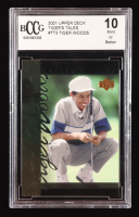 Tiger Woods 2001 Upper Deck Tiger's Tales #TT3 RC (BCCG 10) at PristineAuction.com
