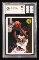 Shaquille O'Neal 1992 Classic Gold / Missing Autograph #AU with Game-Used Jersey Piece (BCCG 10) at PristineAuction.com