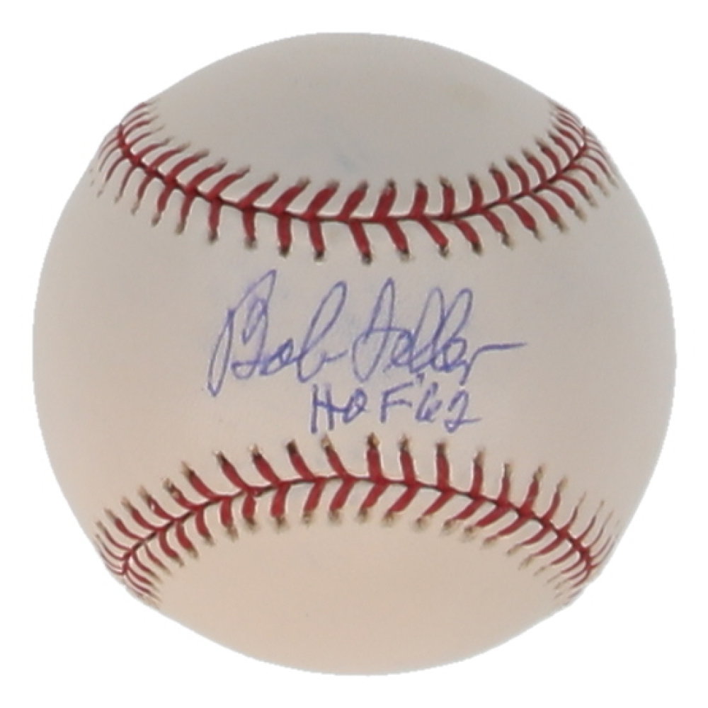 Bob Feller Signed OML Baseball Inscribed "HOF 62" (PSA) at PristineAuction.com