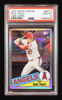 Mike Trout 2020 Topps Chrome / 1985 Topps #85TC1 (PSA 10) at PristineAuction.com