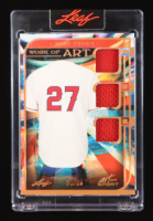 Mike Trout 2023 Leaf Art of Sport Work of Art Memorabilia Bronze #WA26 #24/35 at PristineAuction.com