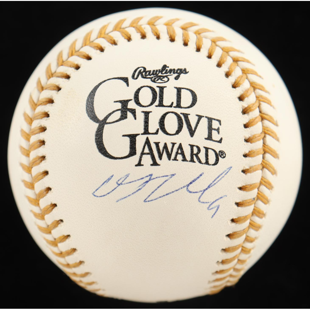 DJ Lemahieu Signed Gold Glove Award Baseball (JSA) at PristineAuction.com
