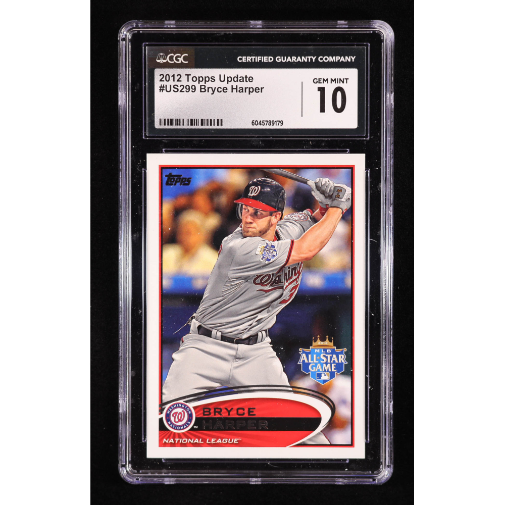Bryce Harper 2012 Topps Update #US299A RC (CGC 10) at PristineAuction.com