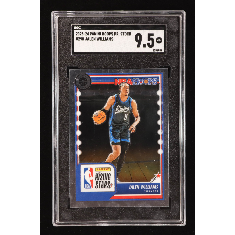 Jalen Williams 2023-24 Hoops Premium Stock #290 (SGC 9.5) at PristineAuction.com
