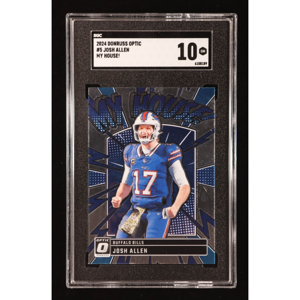 Josh Allen 2024 Donruss Optic My House! #5 (SGC 10) at PristineAuction.com