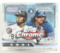 2021 Topps Chrome Baseball Hobby Jumbo Box With (12) Packs at PristineAuction.com