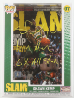 Shawn Kemp Signed "SLAM" #07 Shawn Kemp Funko Pop! Magazine Cover Vinyl Figure Inscribed "Reign Man 6x All Star" (PSA) at PristineAuction.com