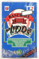 1989 Upper Deck Baseball Hobby Box with (36) Packs at PristineAuction.com