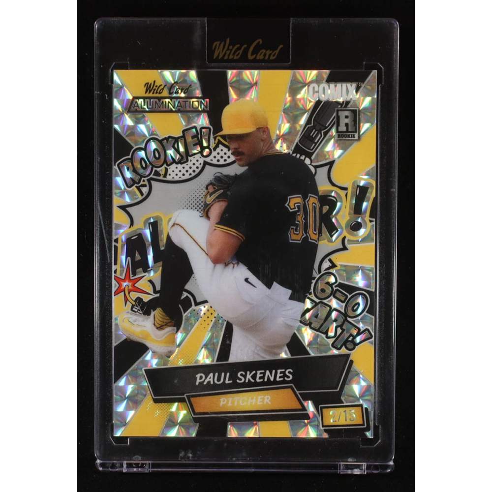 Paul Skenes 2024 Wild Card Allumination Comix #ACSAPS3 #2/15 RC at PristineAuction.com
