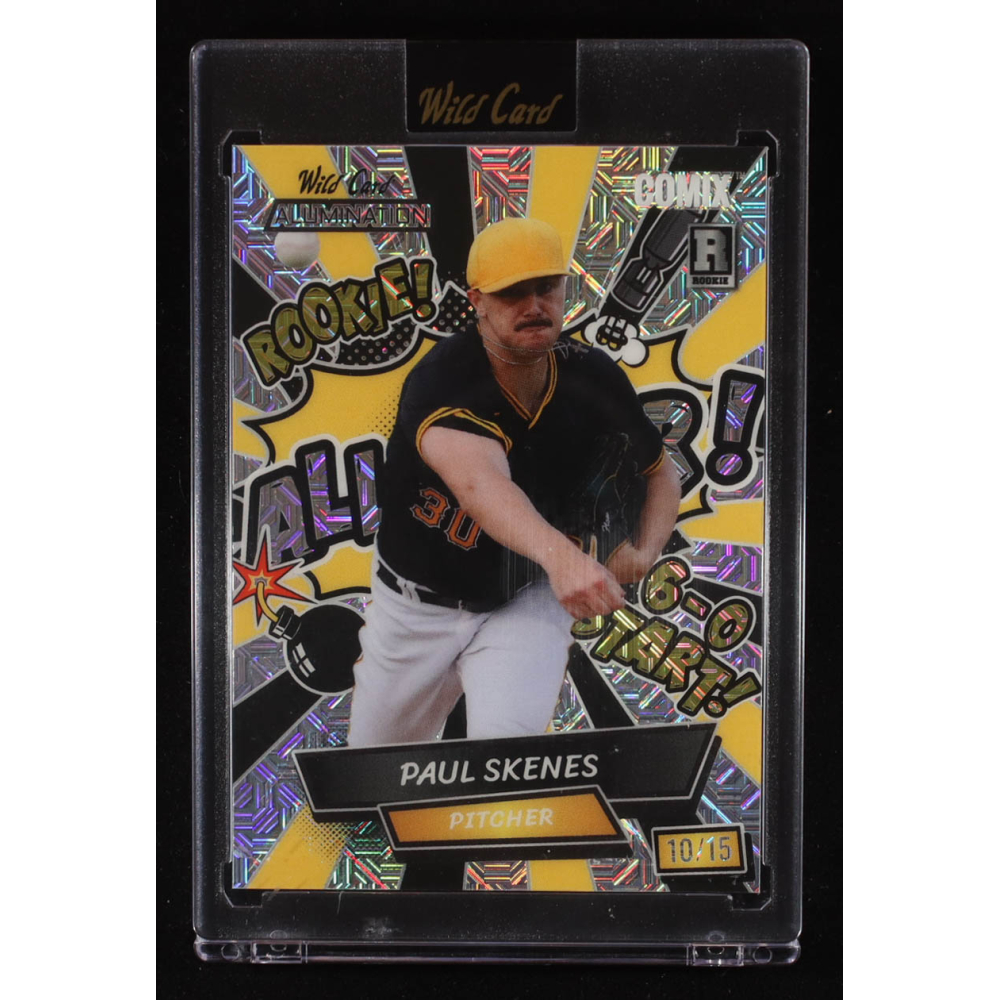 Paul Skenes 2024 Wild Card Allumination Comix #ACYAPS1 #10/15 RC at PristineAuction.com