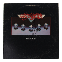 Steven Tyler Signed "Rocks" Vinyl Album Cover (ACOA) at PristineAuction.com