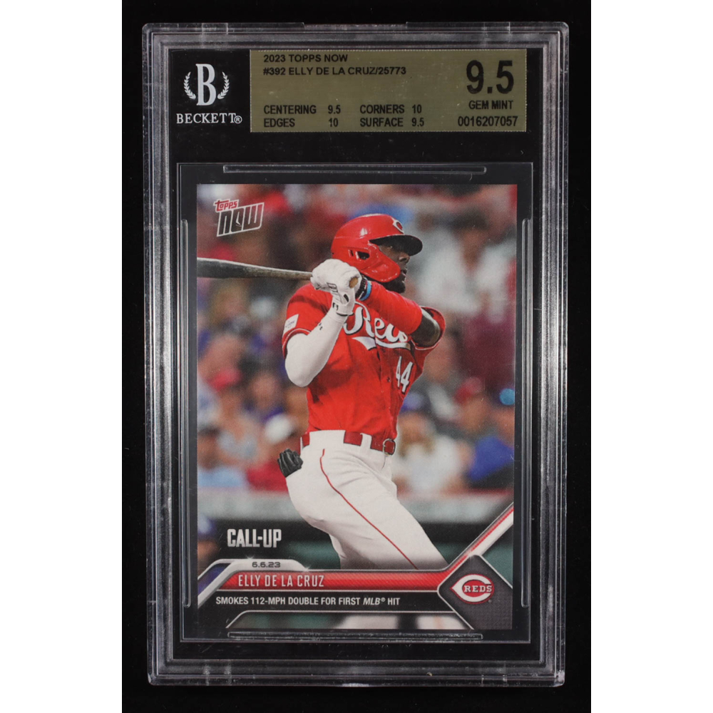 Elly De La Cruz 2023 Topps Now #392 RC (BGS 9.5) at PristineAuction.com