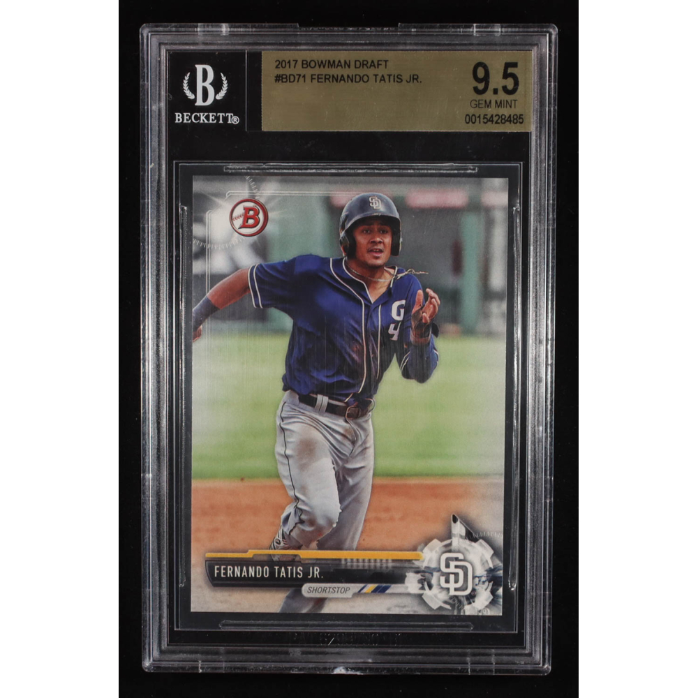Fernando Tatis Jr. 2017 Bowman Draft #BD71 RC (BGS 9.5) at PristineAuction.com