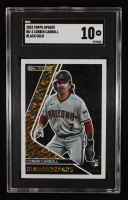 Corbin Carroll 2023 Topps Update Black Gold #BG3 RC (SGC 10) at PristineAuction.com