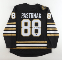 David Pastrnak Signed Bruins Fanatics Authentic Jersey With 100th Anniversary Patch (Pastrnak) at PristineAuction.com
