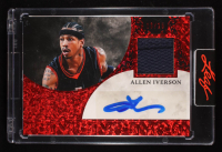 Allen Iverson 2023 Leaf Signature Memorabilia Superlative Red Crystal #SMAI1 #13/15 at PristineAuction.com