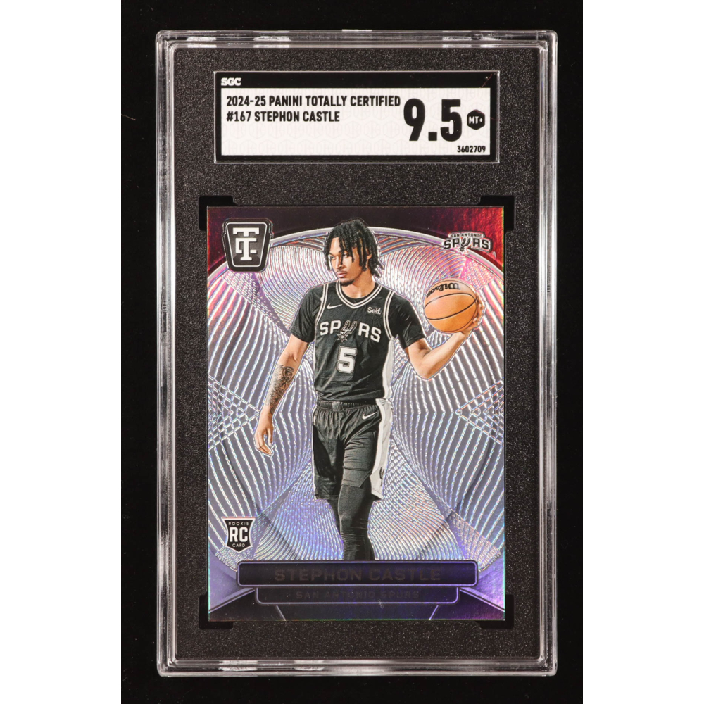 Stephon Castle 2024-25 Totally Certified #167 RC (SGC 9.5) at PristineAuction.com