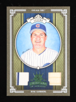 Ryne Sandberg 2005 Diamond Kings Materials Framed Green #449 Bat-Jersey #01/25 at PristineAuction.com