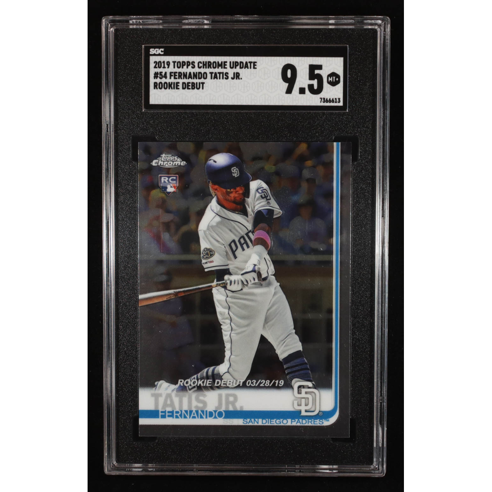 Fernando Tatis Jr. 2019 Topps Chrome Update RD #54 RC (SGC 9.5) at PristineAuction.com