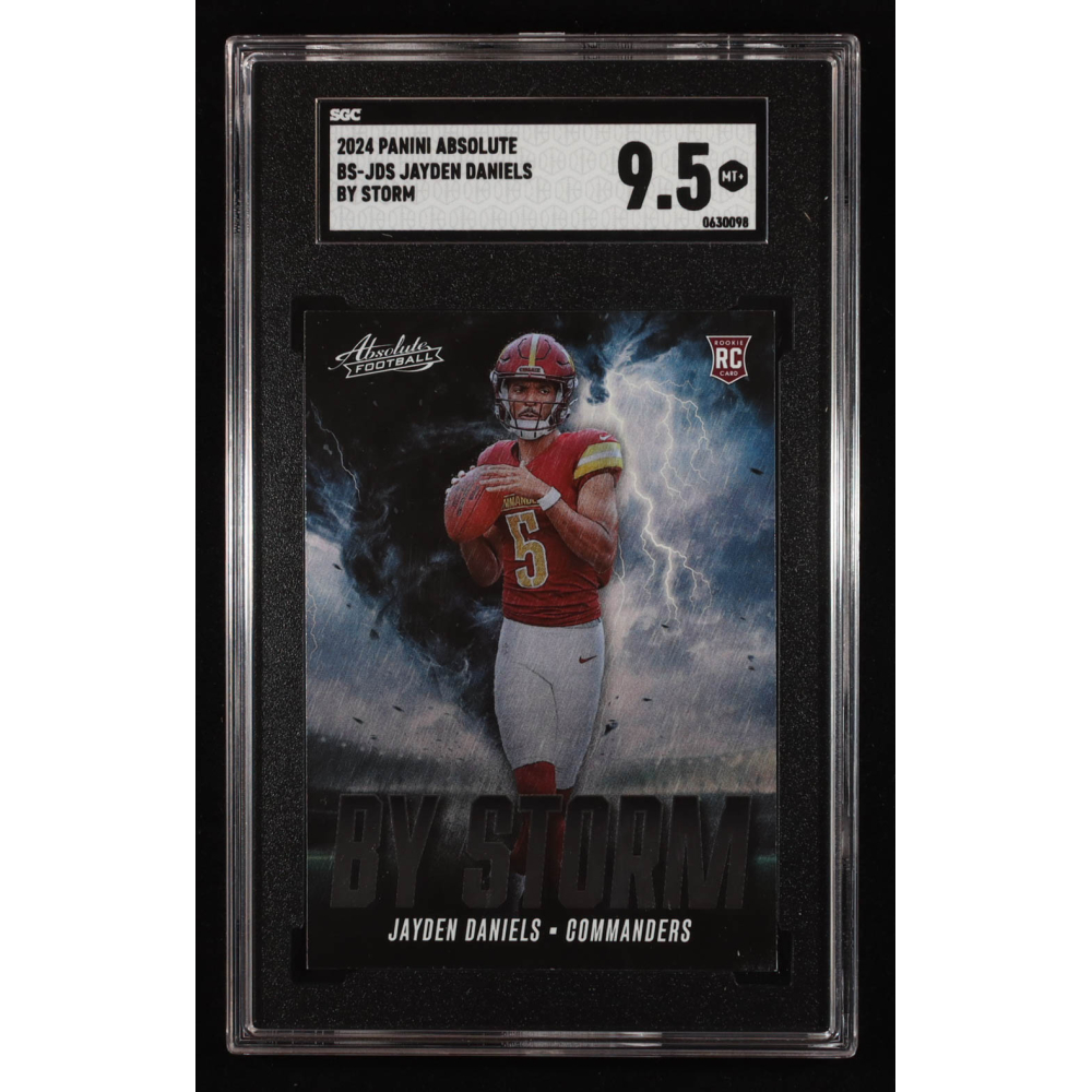 Jayden Daniels 2024 Absolute By Storm #BSJDS RC (SGC 9.5) at PristineAuction.com