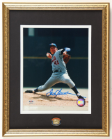 Tom Seaver Signed Mets Custom Framed Photo Display With 1969 World Series Pin (PSA) at PristineAuction.com