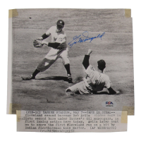 Gil McDougald Signed Yankees Original 1952 AP Wire 8x10 Photo (PSA with back stamp) at PristineAuction.com