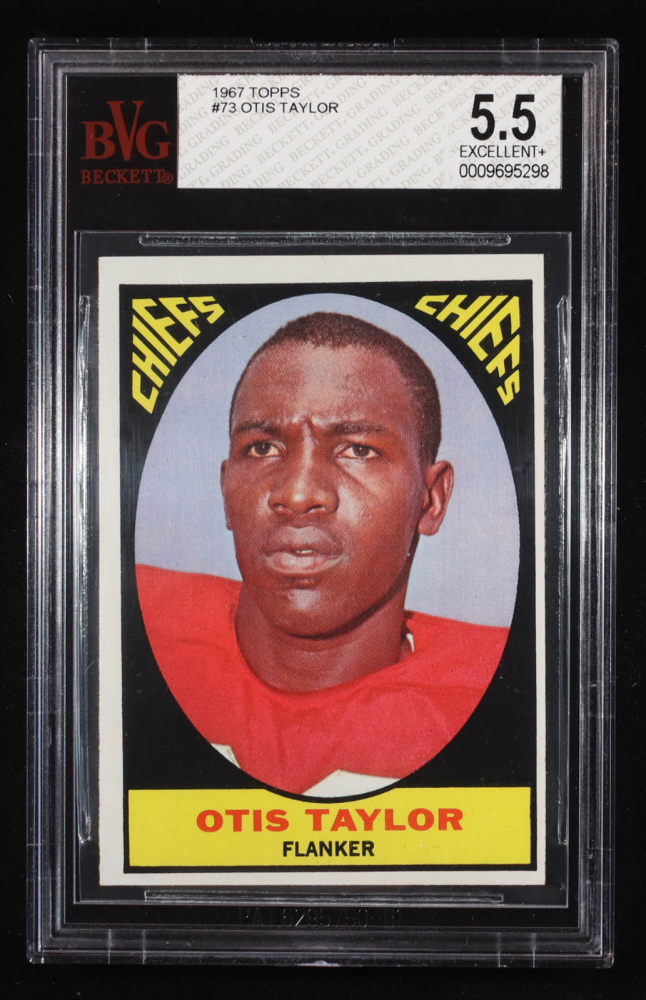 Otis Taylor 1967 Topps #73 (BVG 5.5)
